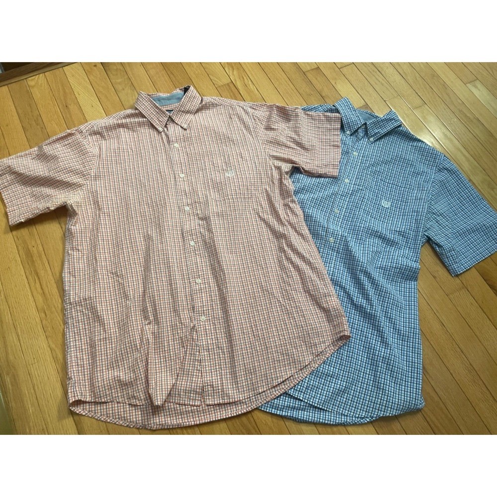 Chaps Button Down Shirt Lot-Easy Care-Mens Xl